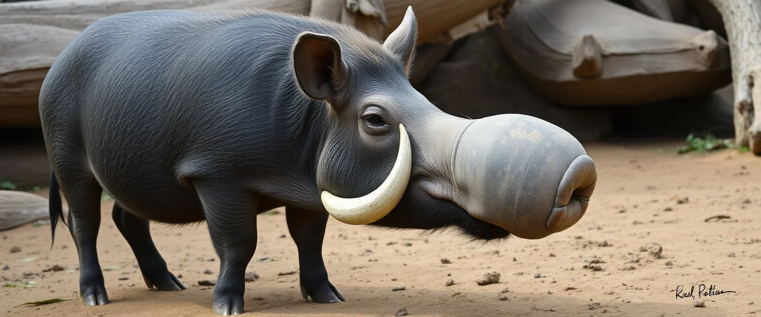 4. Babirusa A pig with tusks that grow upward and curve back toward its skull. Evolution said: “Let’s experiment.” 🐘 5. Saiga Antelope Huge inflatable-looking nose. Alien desert creature energy.