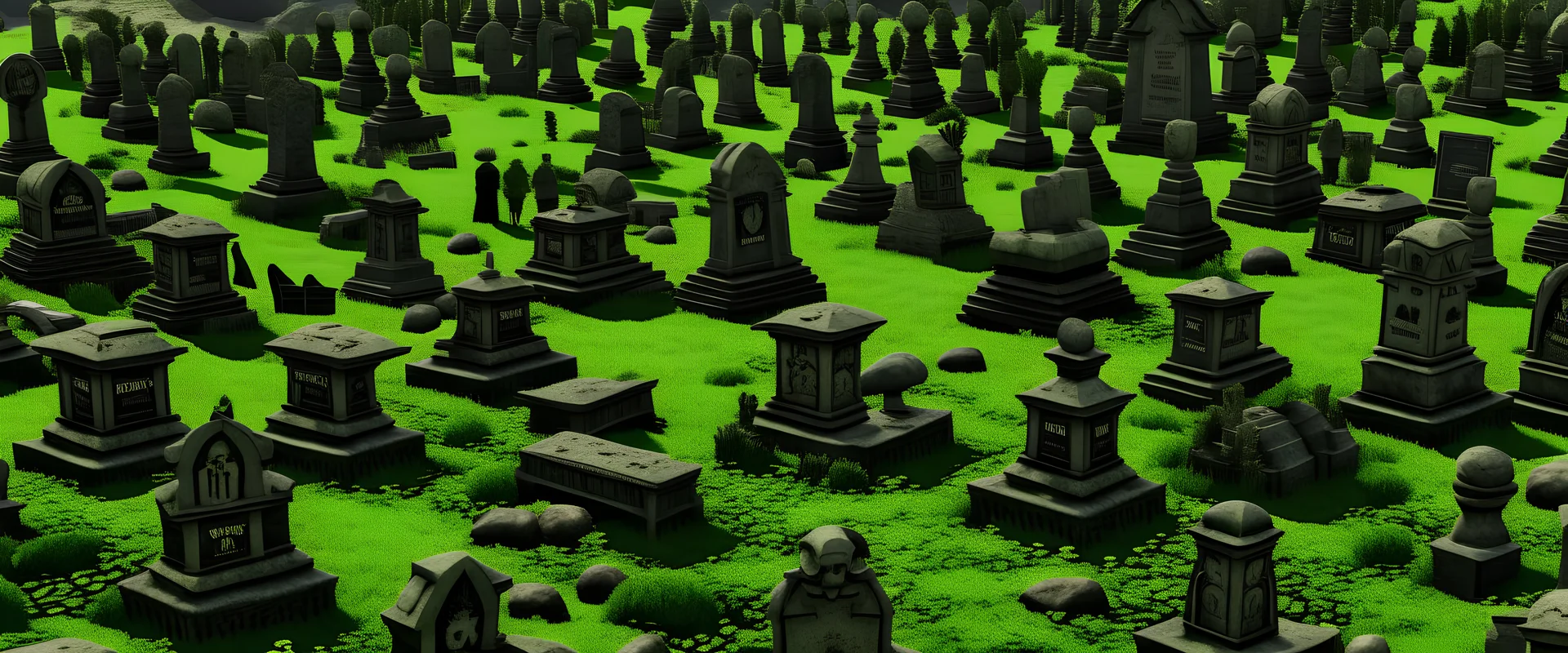 A grave yard in Nifelheim items base on nordic myths