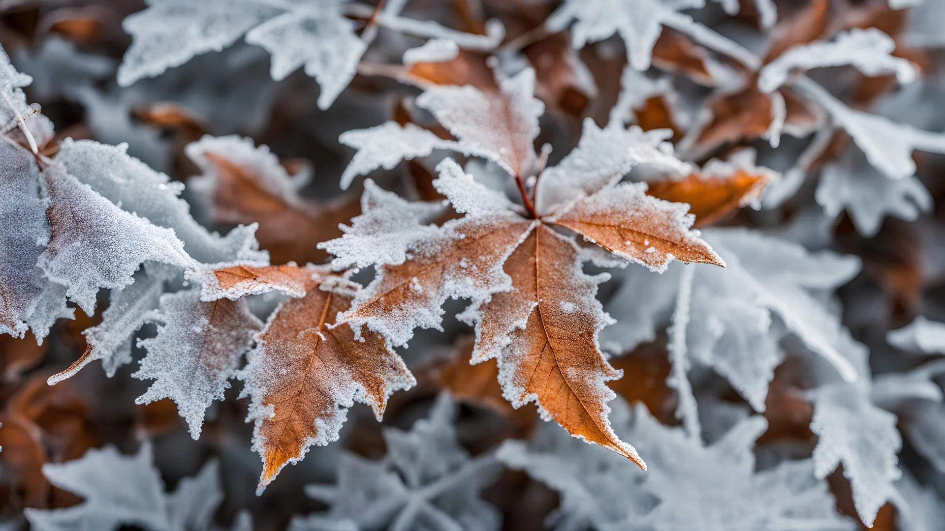 Frozen Leaves