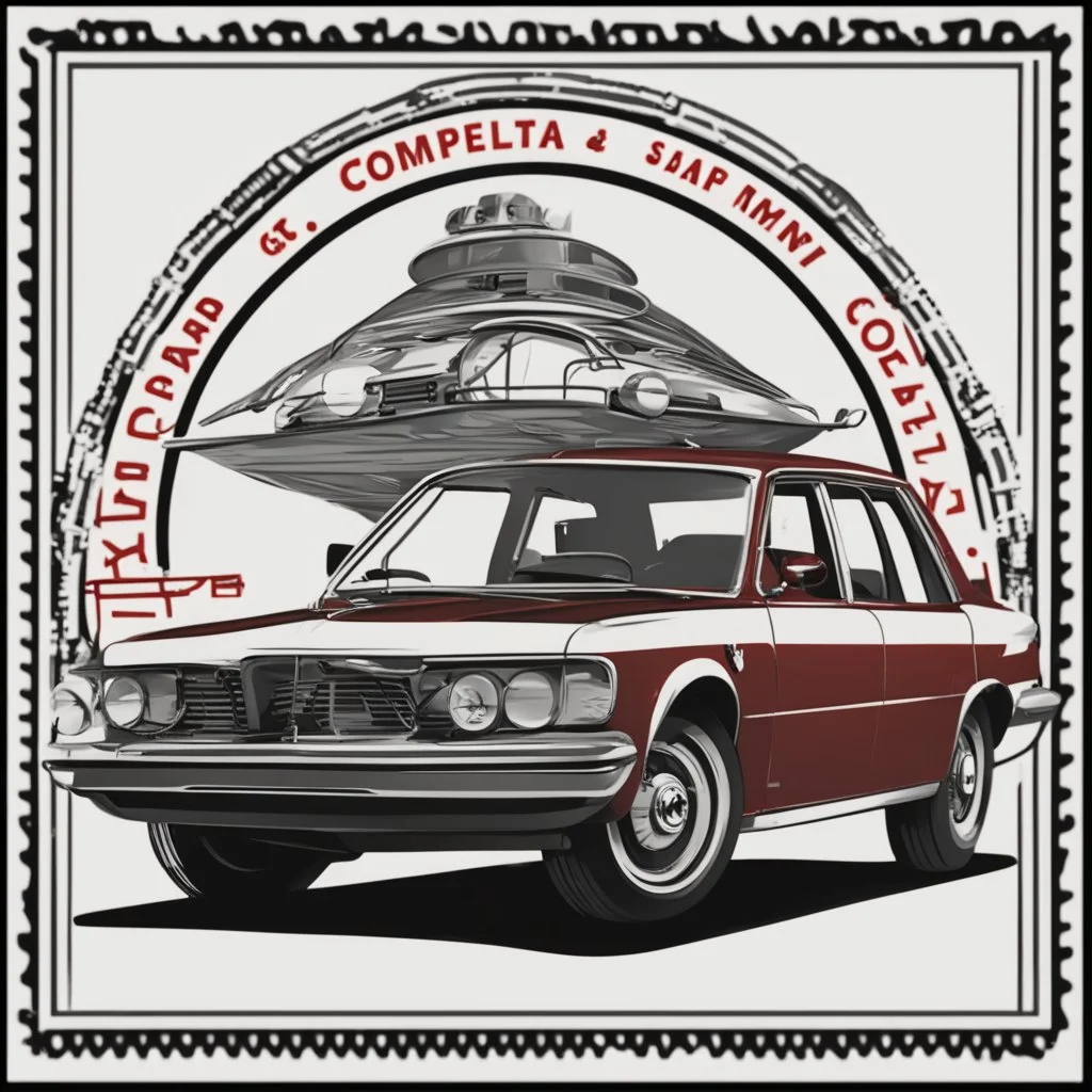 CAR COMPANY STAMP ,PNG