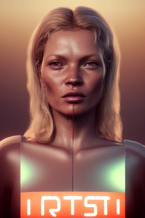 Ultra Realistic retro sci-fi scene, waist up view portrait, blonde woman, sweet young Kate moss face, perfect iris, glow eyes, makeup. Saturn background, Retro sci-fi style, helmet, tight latex coat, fog, rain, soft color, highly detailed, unreal engine 5, ray tracing, RTX, lumen lighting, ultra detail, volumetric lighting, 3d, finely drawn, high definition, high resolution.