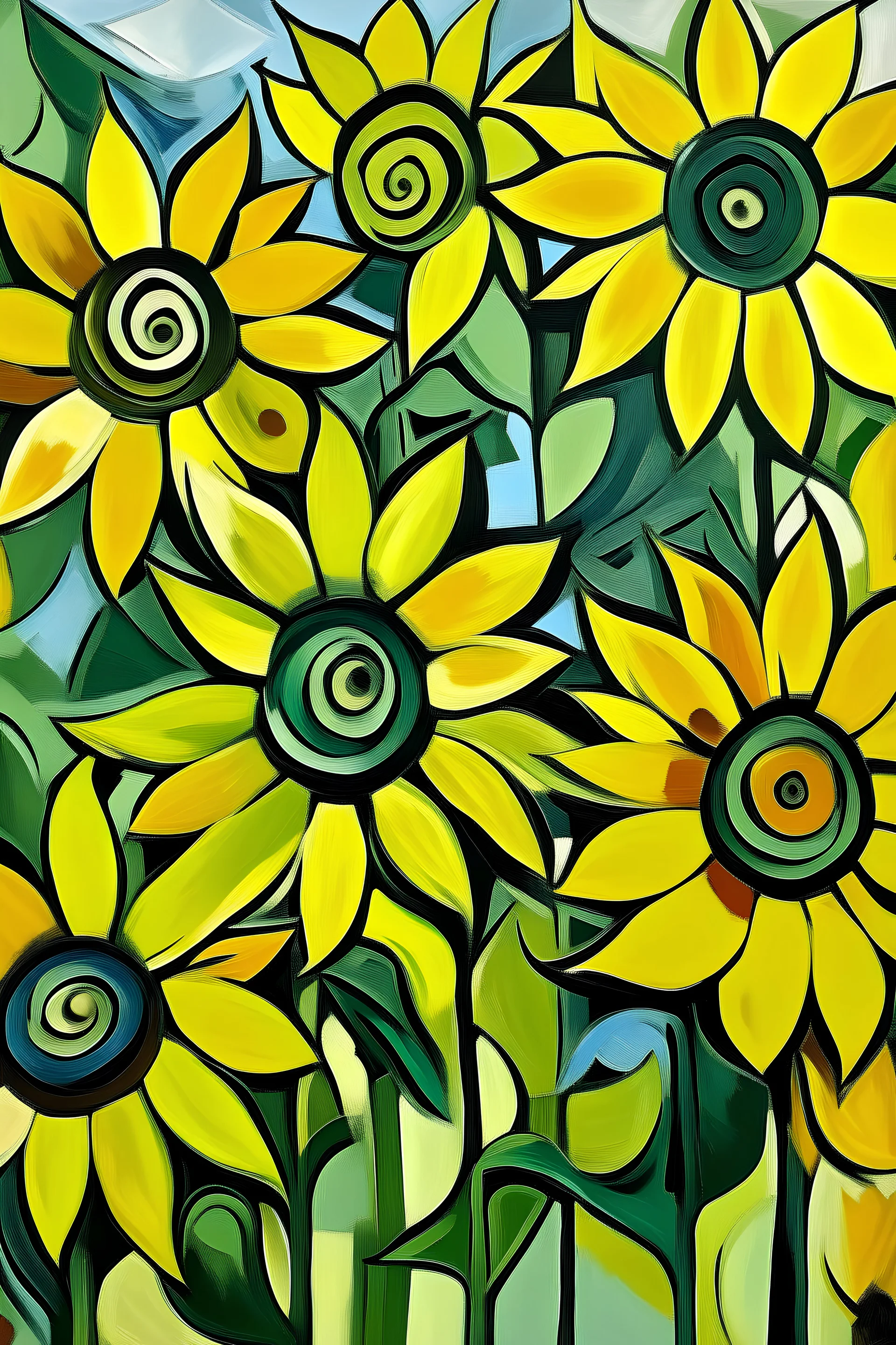 Picasso girasoles