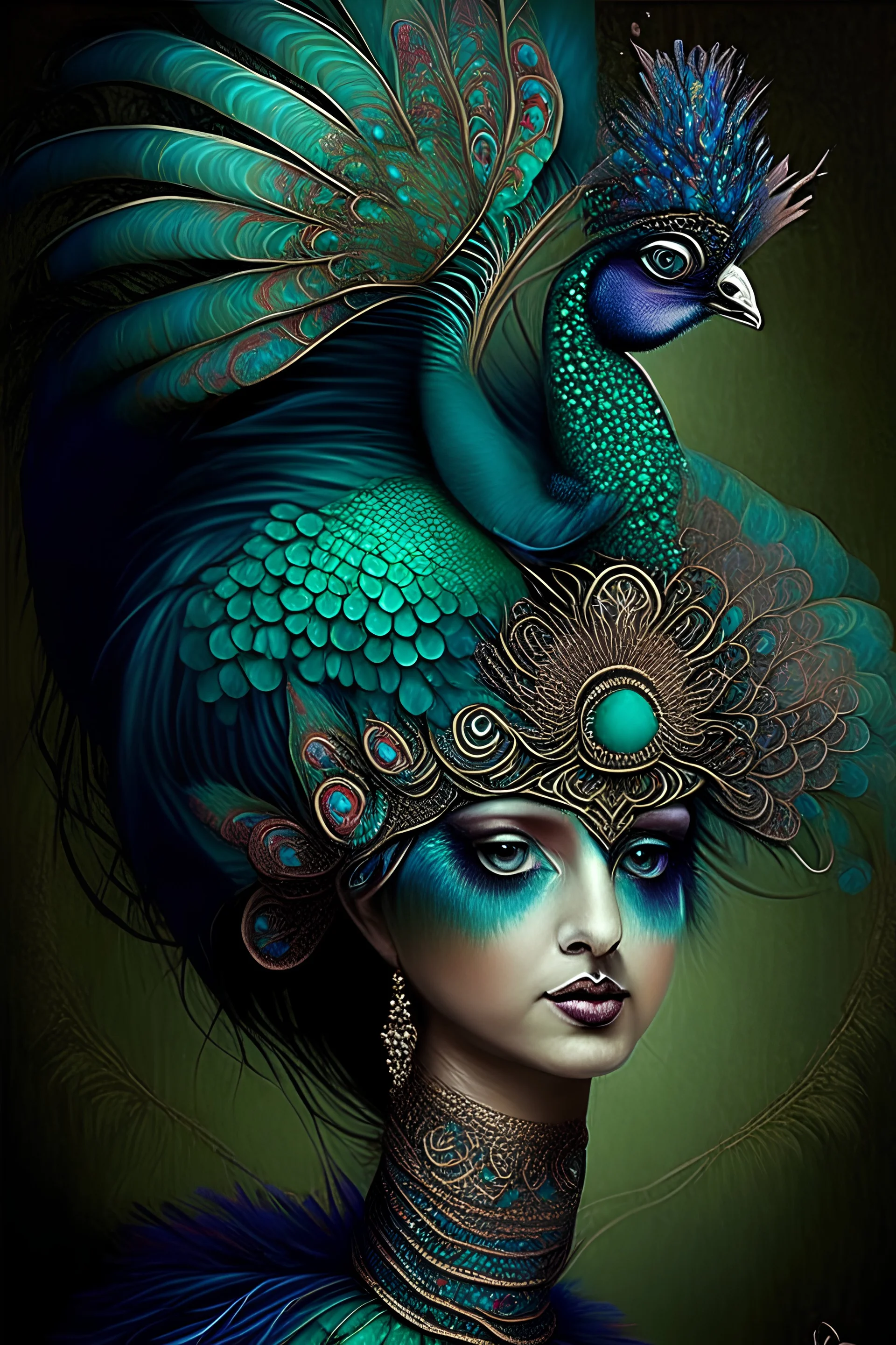 Peacock Lady