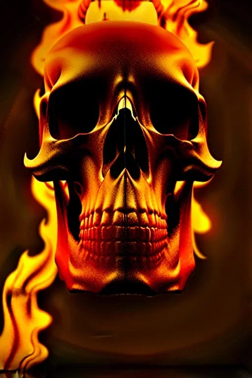 portrait of skull set in fire, cinematic lighting, photorealistic, ornate, intricate, realistic, detailed, volumetric light and shadow, hyper HD, octane render, unreal engine insanely detailed and intricate, hypermaximalist, elegant, ornate, hyper-realistic, super detailed --v 4