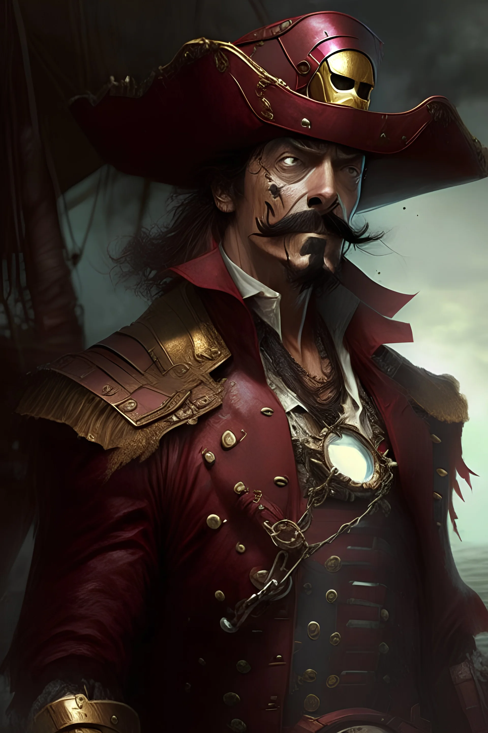 Iron man as a pirate