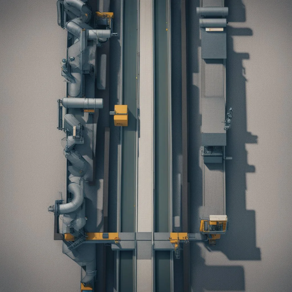 conveyor belt top down