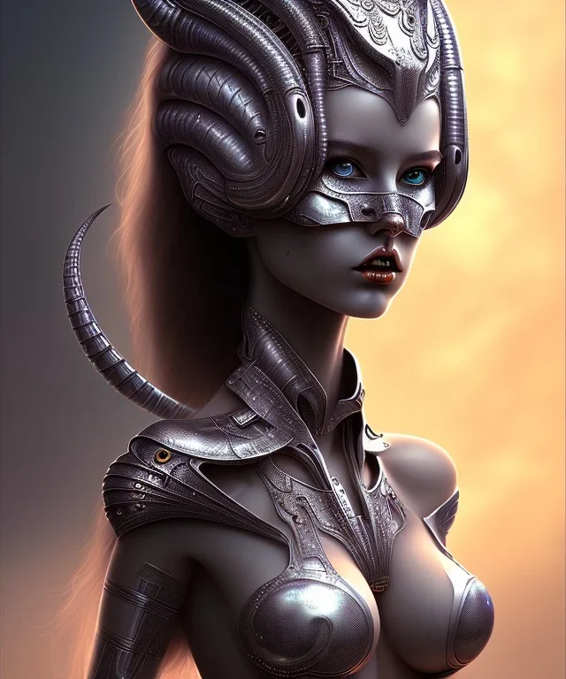 Sexy alien princess warrior snake skin