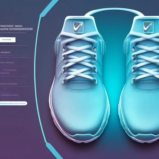 beautiful webite for shoes, ui, ux, ui/ux, nike, blue, white, teal, running person, website