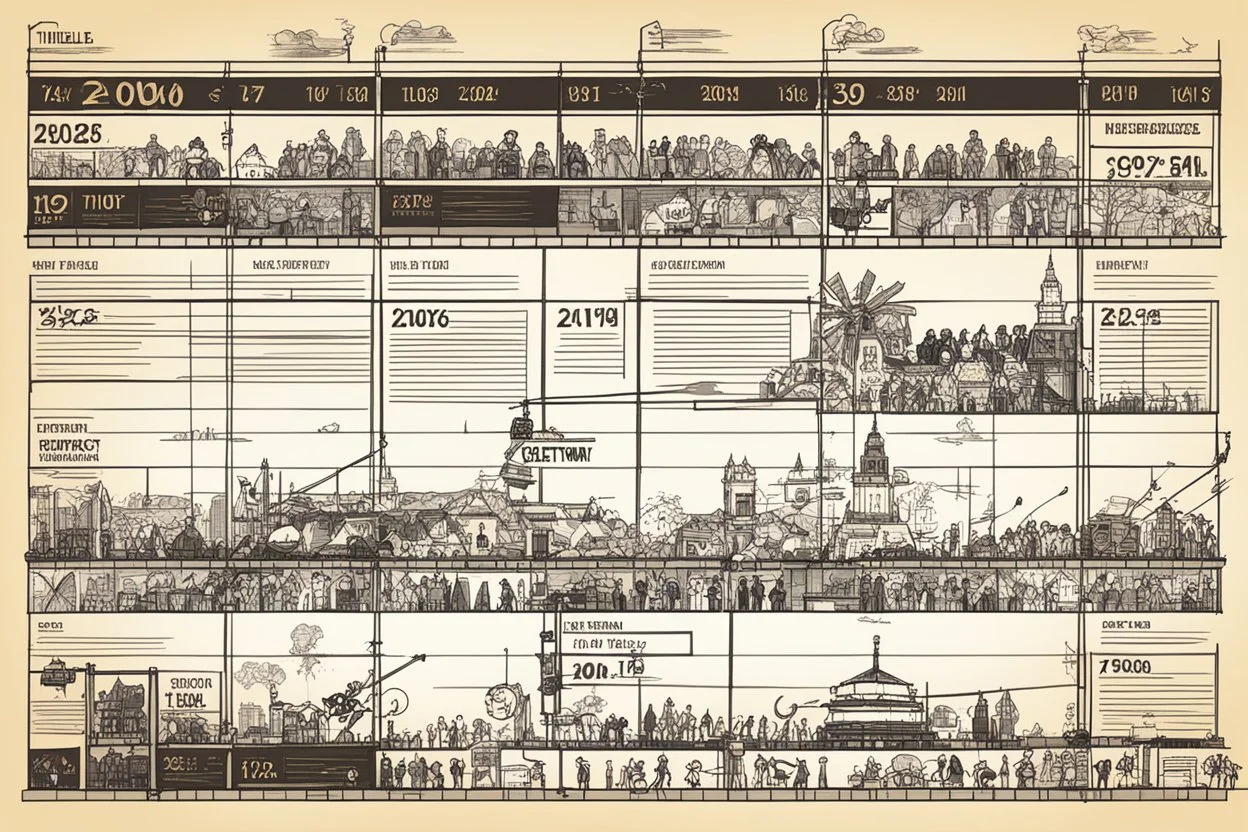 timeline illustration by Shaka Ponk of timeline illustration of timeline illustration of timeline illustration of timeline illustration of