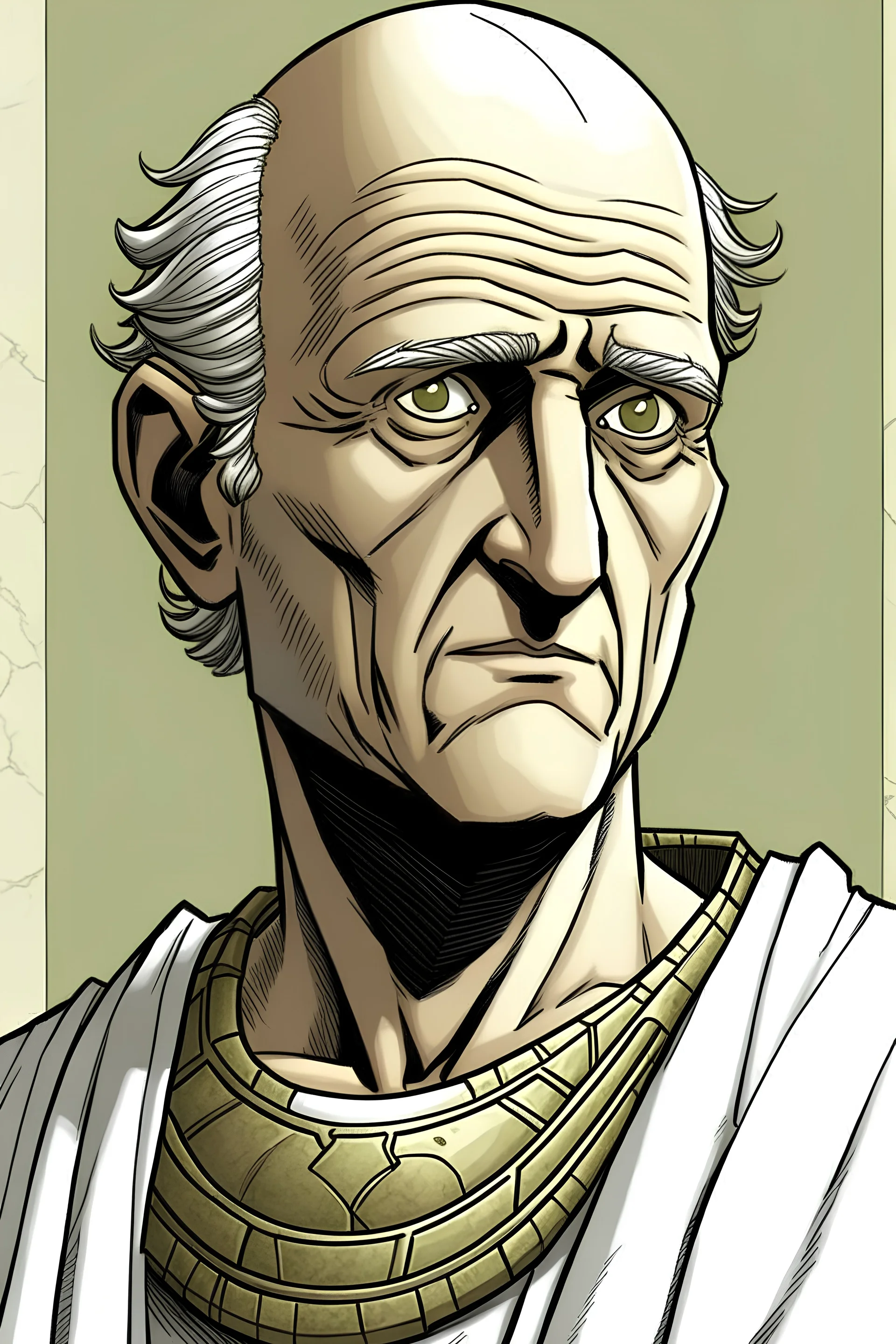 Cicero stehend Comic