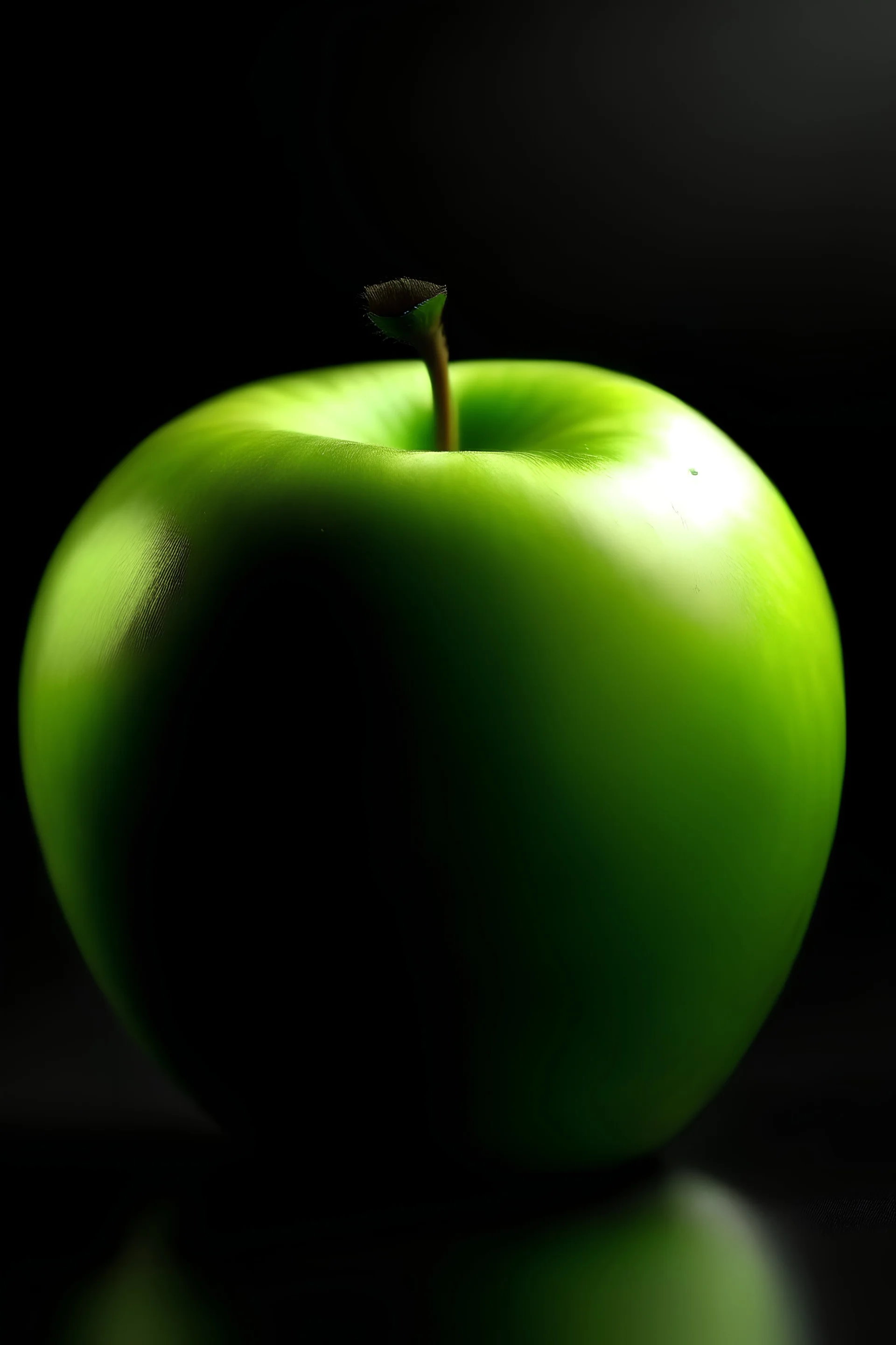 A green apple