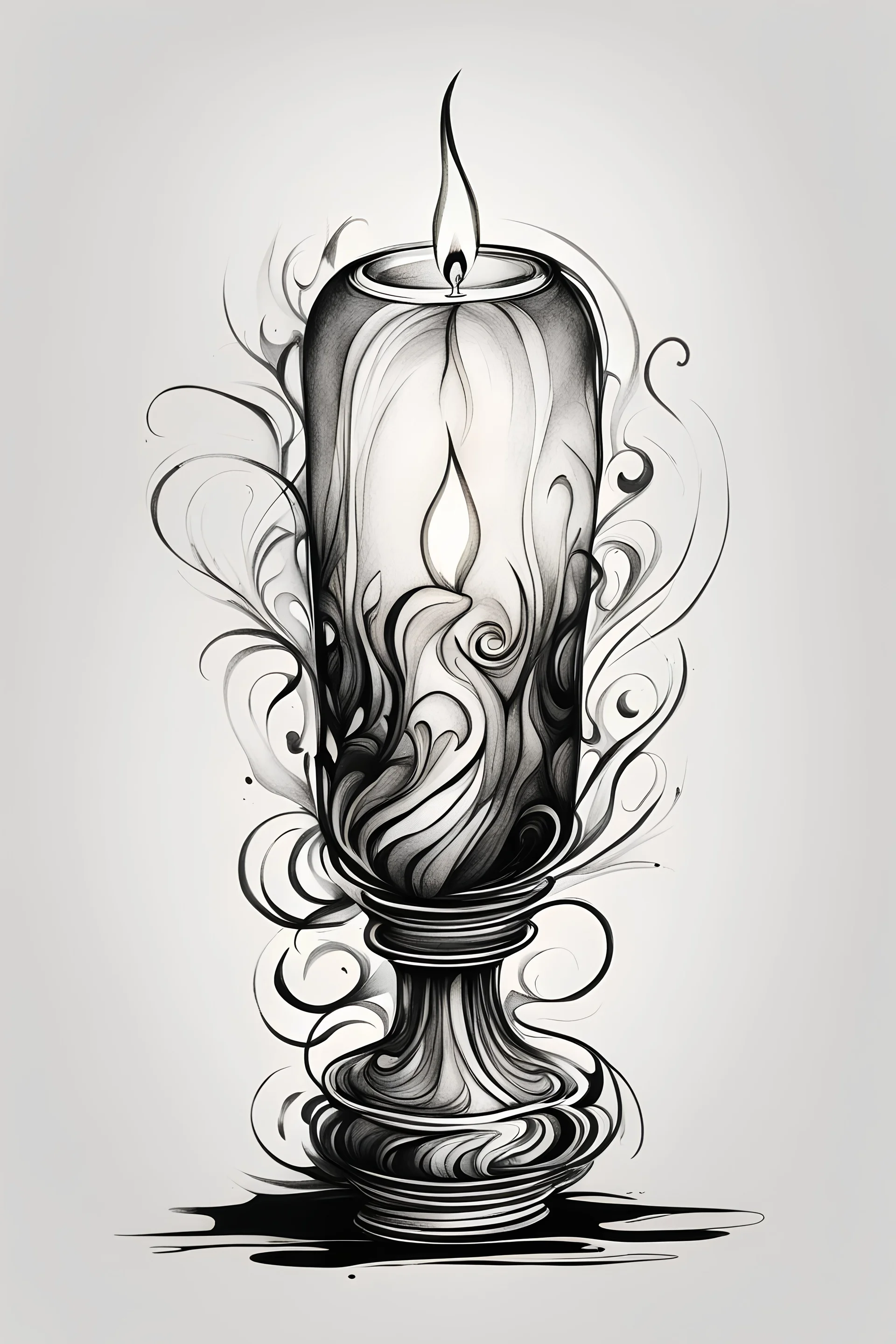Realistic candle with orange slice and star anise Vector Image