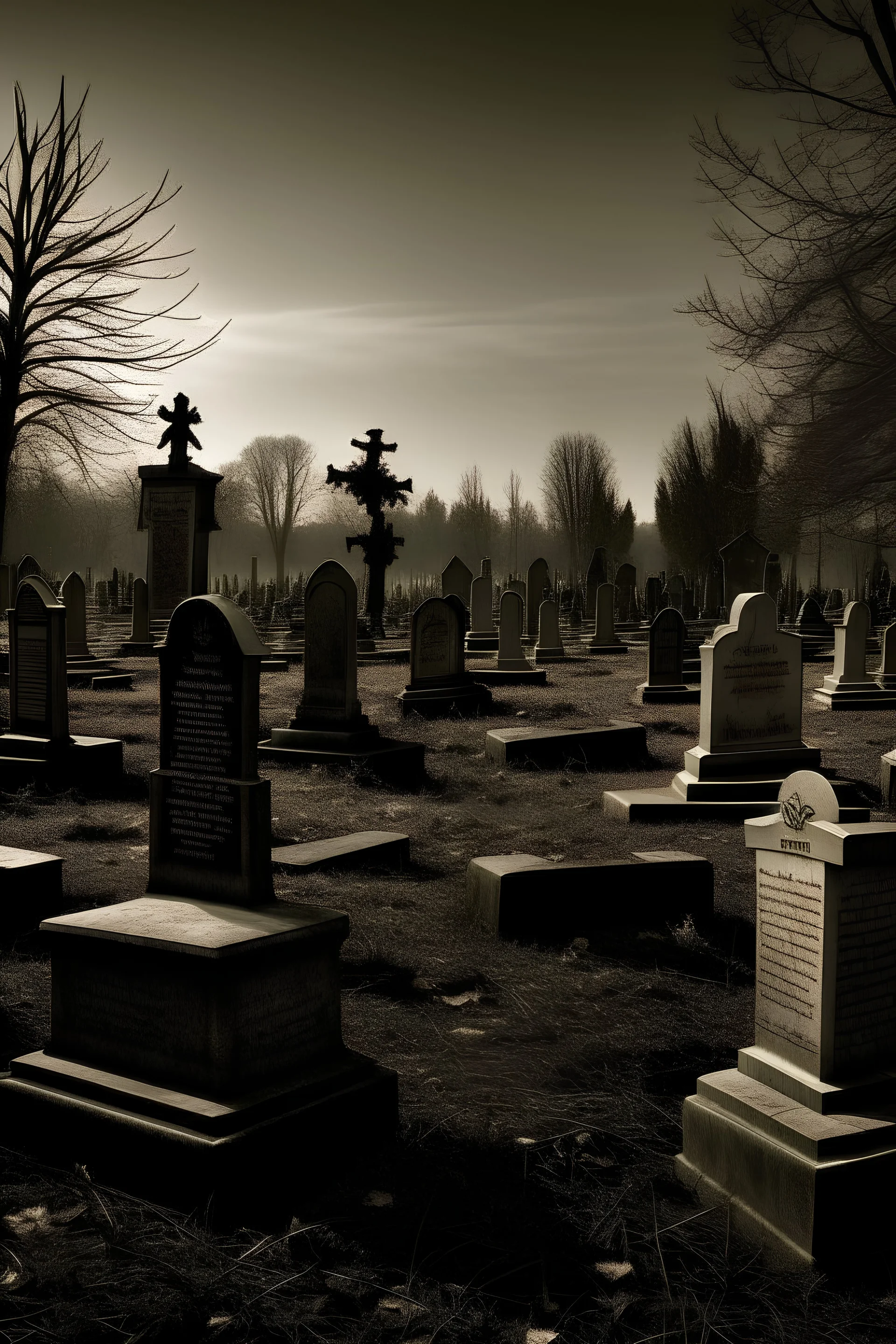 scary graveyard