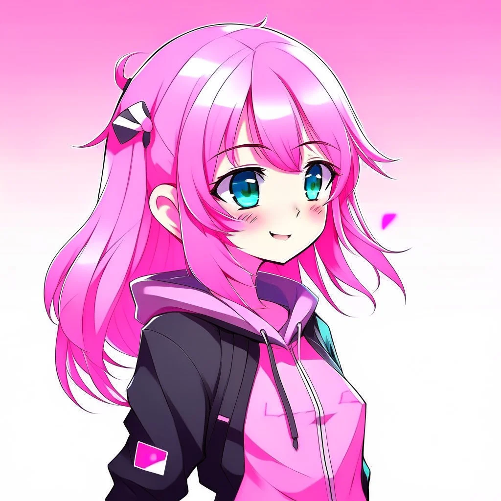 ROBLOX anime pink hair