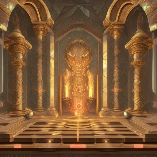 crystral altar stylized concept art