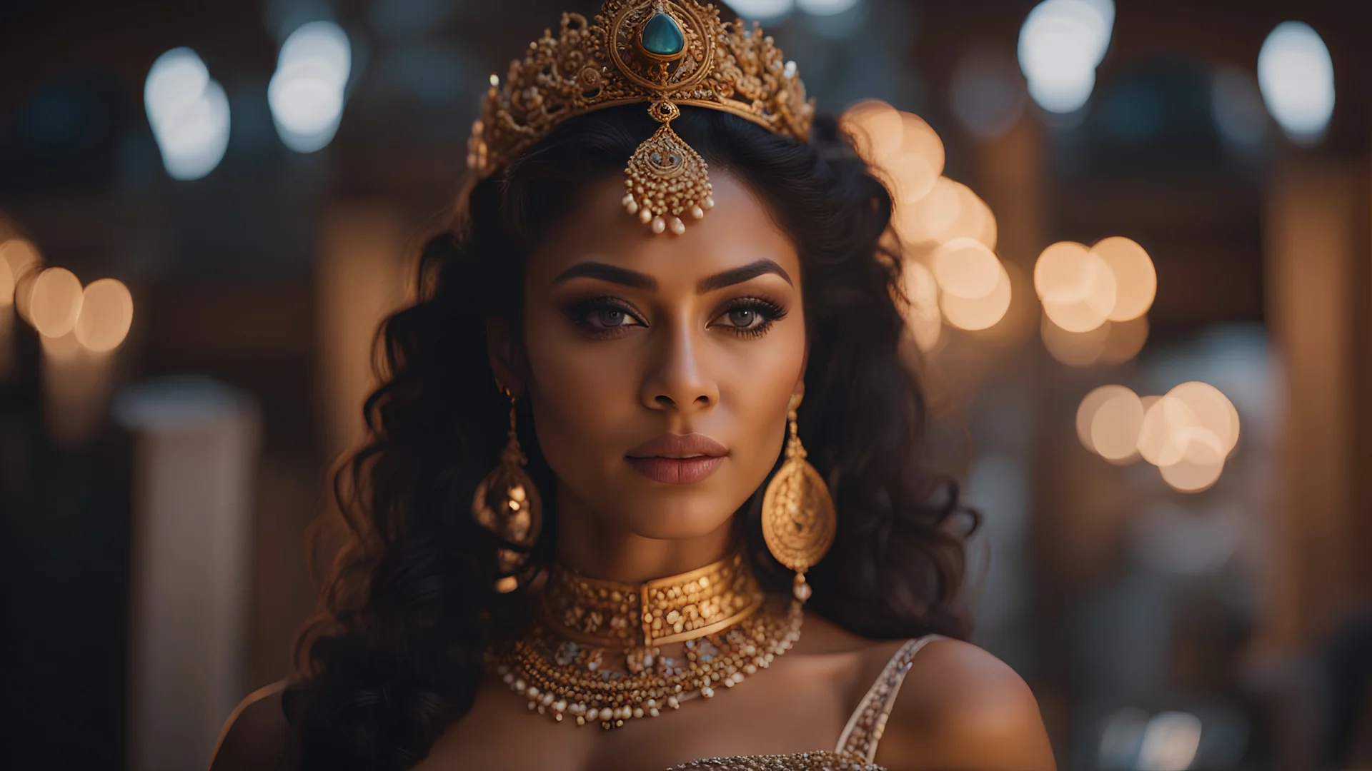 An incredibly detailed beautiful woman, exotic, curvy figure, romantic mood, expressions, Cinematic lighting, no blur, sharp focus, photorealistic, insanely detailed and intricate, real photography, epic scene, 8k, Shot on a Hasselblad high format camera with a 100mm lens. Unmistakable to a photograph. cinematic photography and lighting. 4k, 8k, 16k, full ultra hd, high resolution --ar 3:2 --v 5 --upbeta --Screen Space Reflections --Diffraction Grading --Chromatic Aberration --GB Displacement -