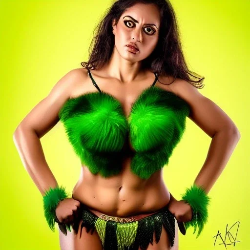 fullbody portrait of beautiful busty atletic amazon woman with big Green sad eyes by Rodolfo Amoedo 8k