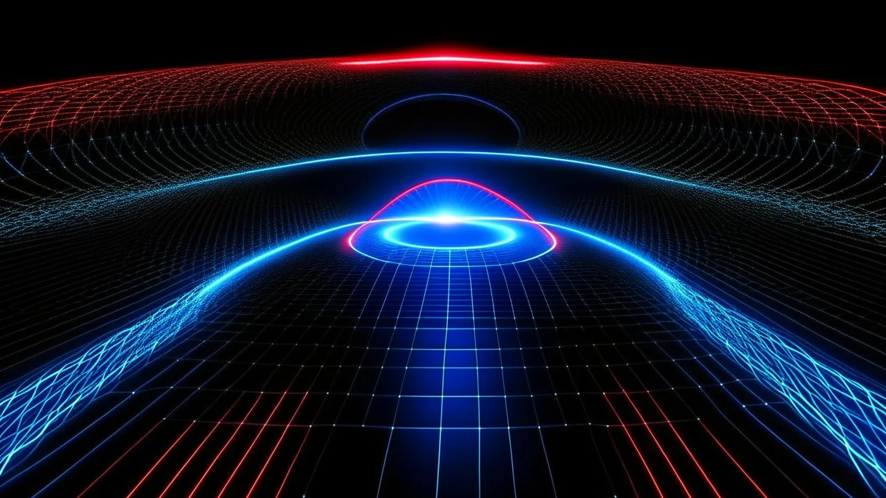 الانتِقَالُ بَيْنَ الأَبْعَادِ وَاِسْتِغْلَالُ التَّمْوِجَاتِ الْكُمِّيَّةِ