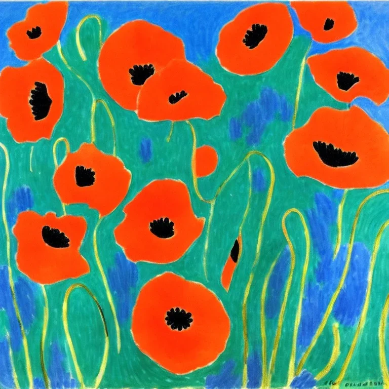 poppies BY matisse