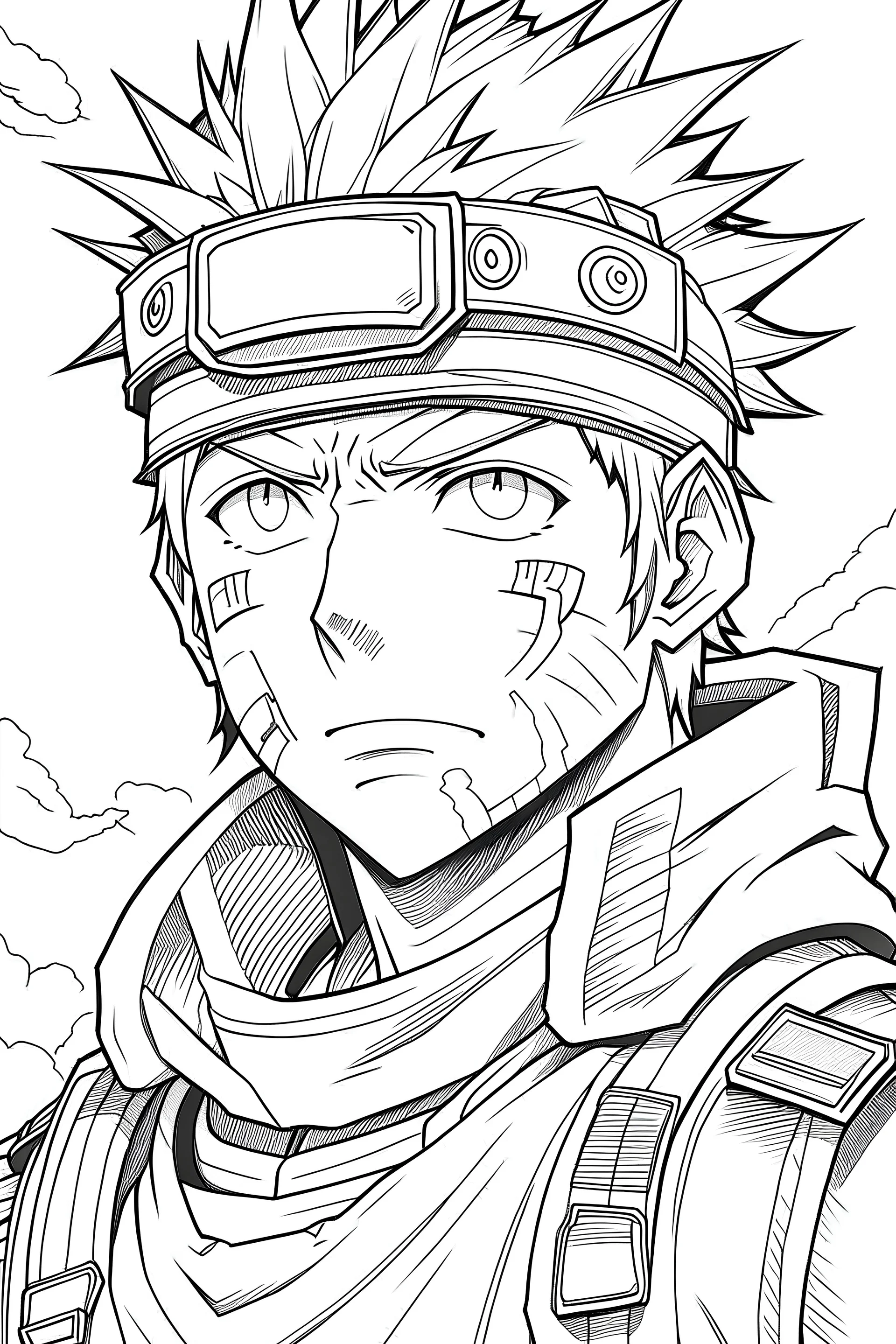 Naruto coloring book