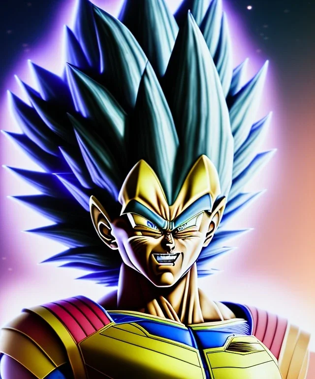 handsome vegeta, saiyan 4, soft light atmosphere, light effect，vaporwave colorful, concept art, smooth, extremely sharp detail, finely tuned detail, ultra high definition, 8 k, unreal engine 5, ultra sharp focus