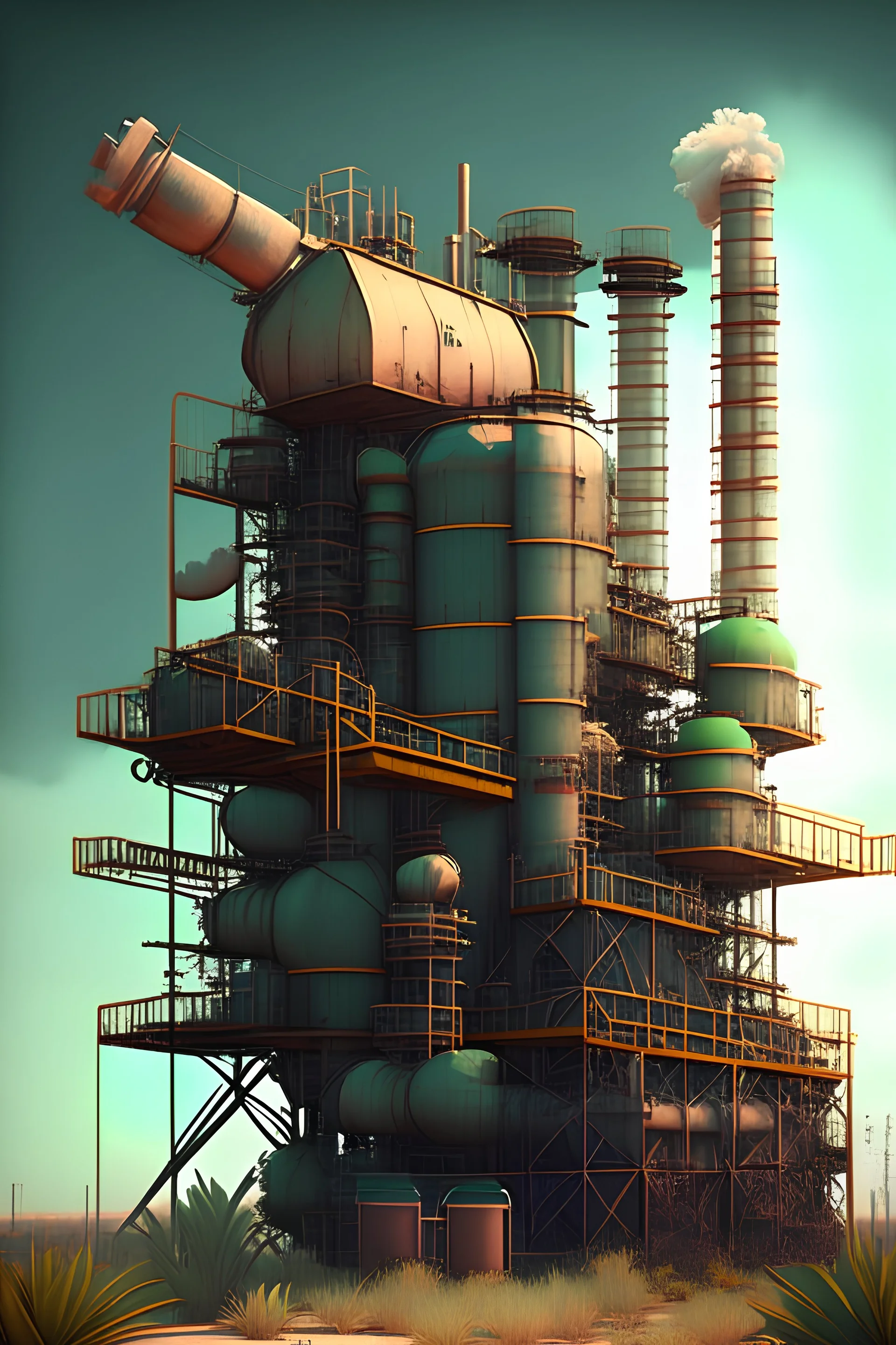 Oil plant