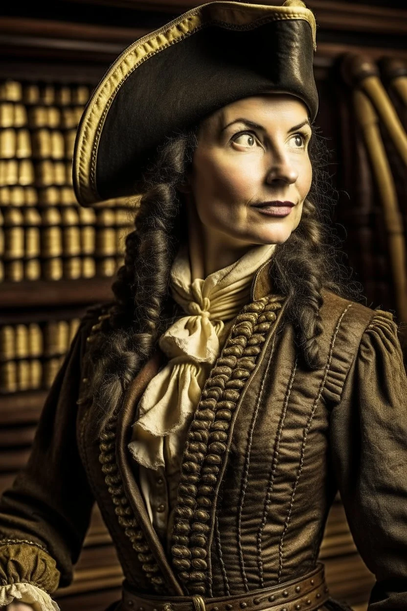 woman captain of medival ship