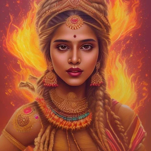 indian beautifull mystical woman портрет леди на выгоревшем дереве,картина,детали,текстура,карие глаза,веснушки,блонд,опасная,игривая,горы,природа,цветы,огонь,в стиле стрит-стайл,мода 80-ых,ретро,калссика,кажуал,королева Екатерина,магента,аква,абстракт