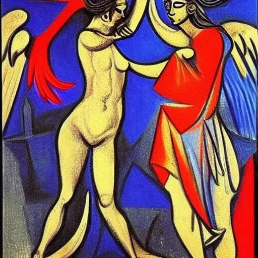 Angels and demons by Picasso