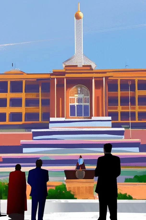 A huge regional capitol building