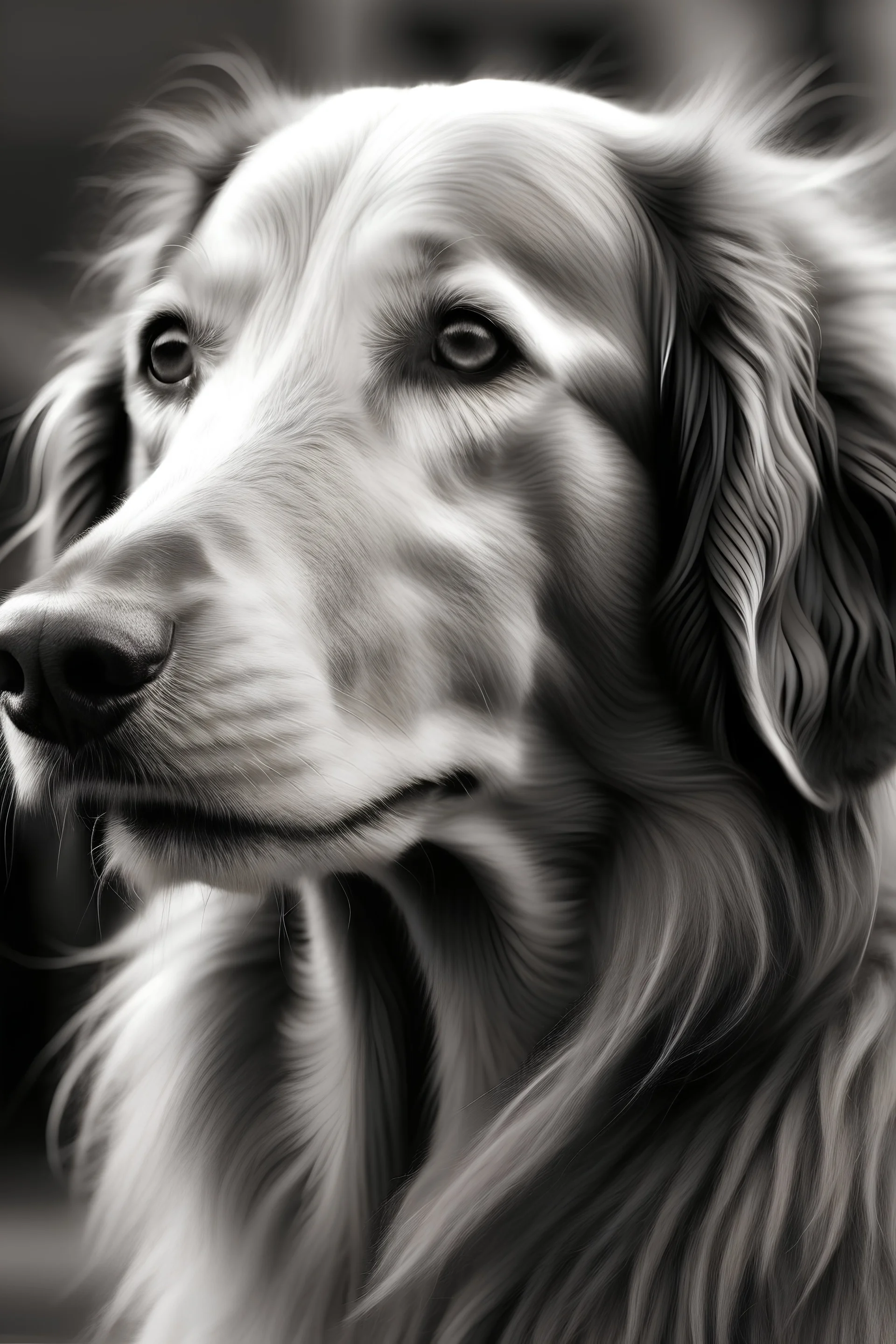 A dog