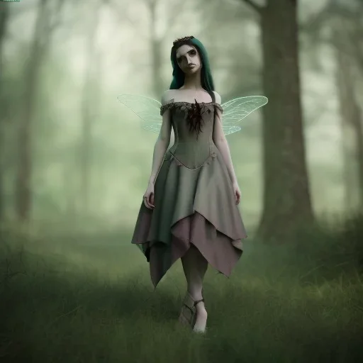 gothic woodland fairy