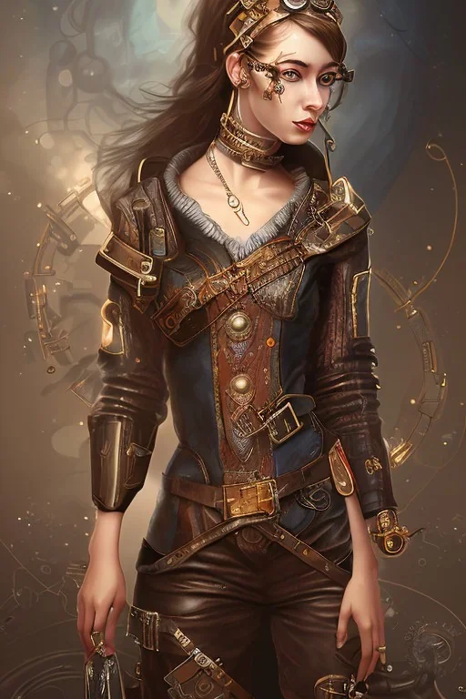  girl steampunk life