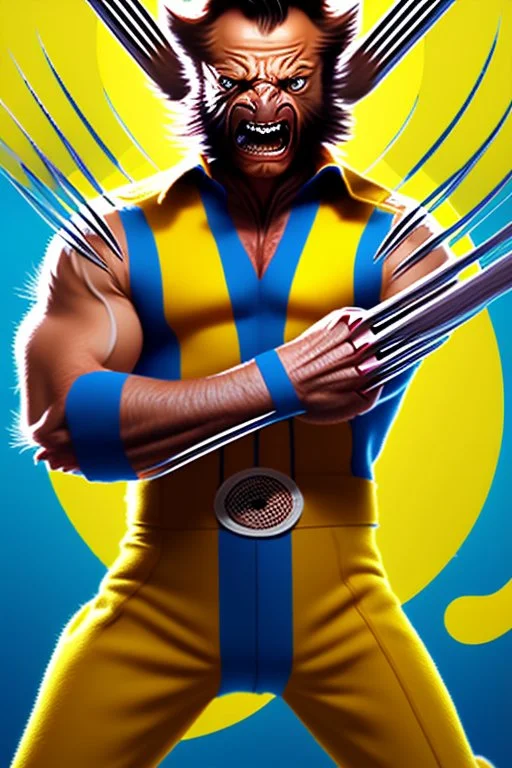 Wolverine crossed with Mr Tumble