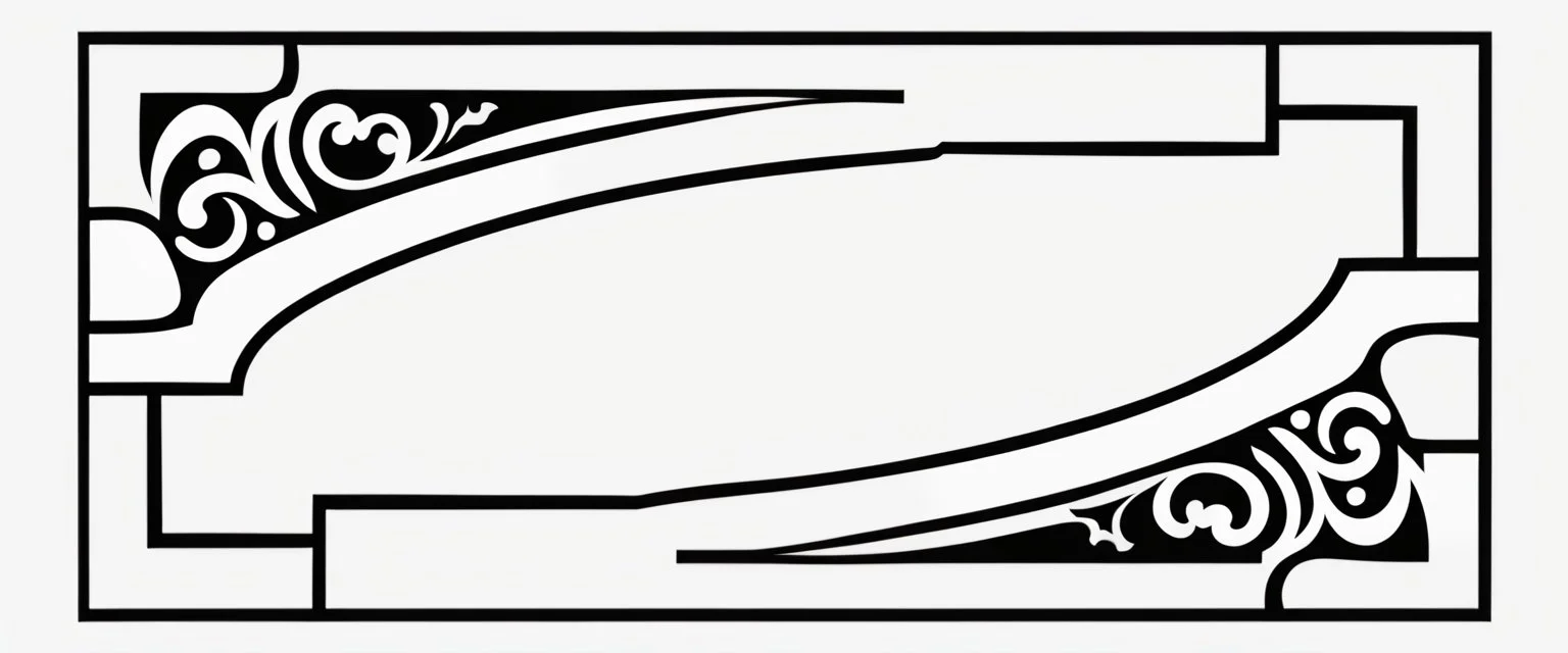 decorative corner elements(top left and bottom right) inspired by steam locomotive railroad and engraved stamps. antique printing