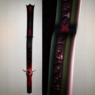 demonic katana