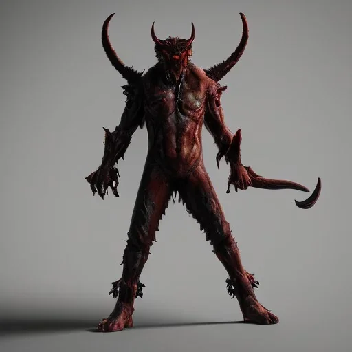 demon sin of wrath, humanoid