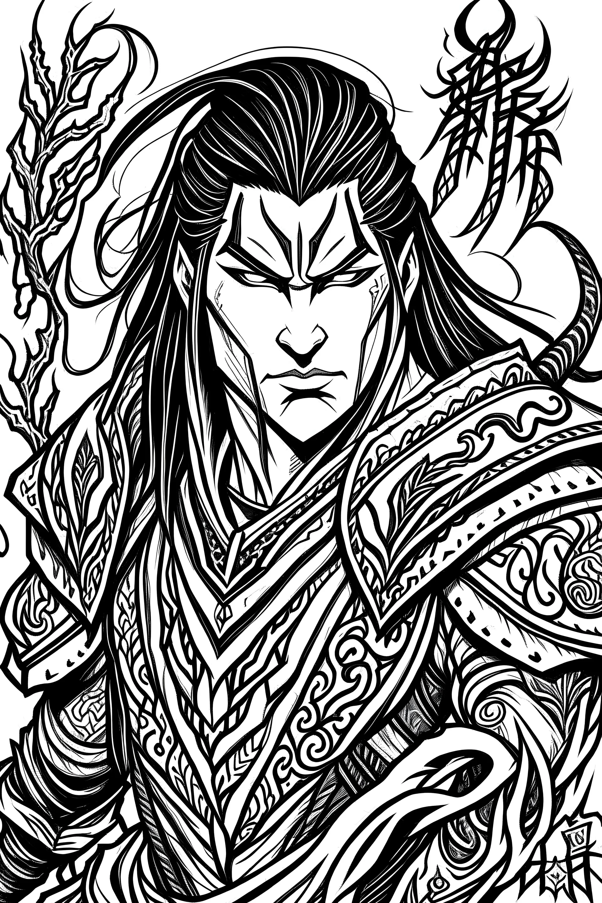 Rhaast Kayn League of Legends ink