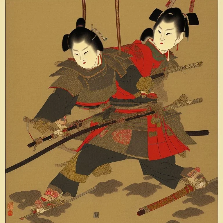 Samurai Japanese Ukiyo-e