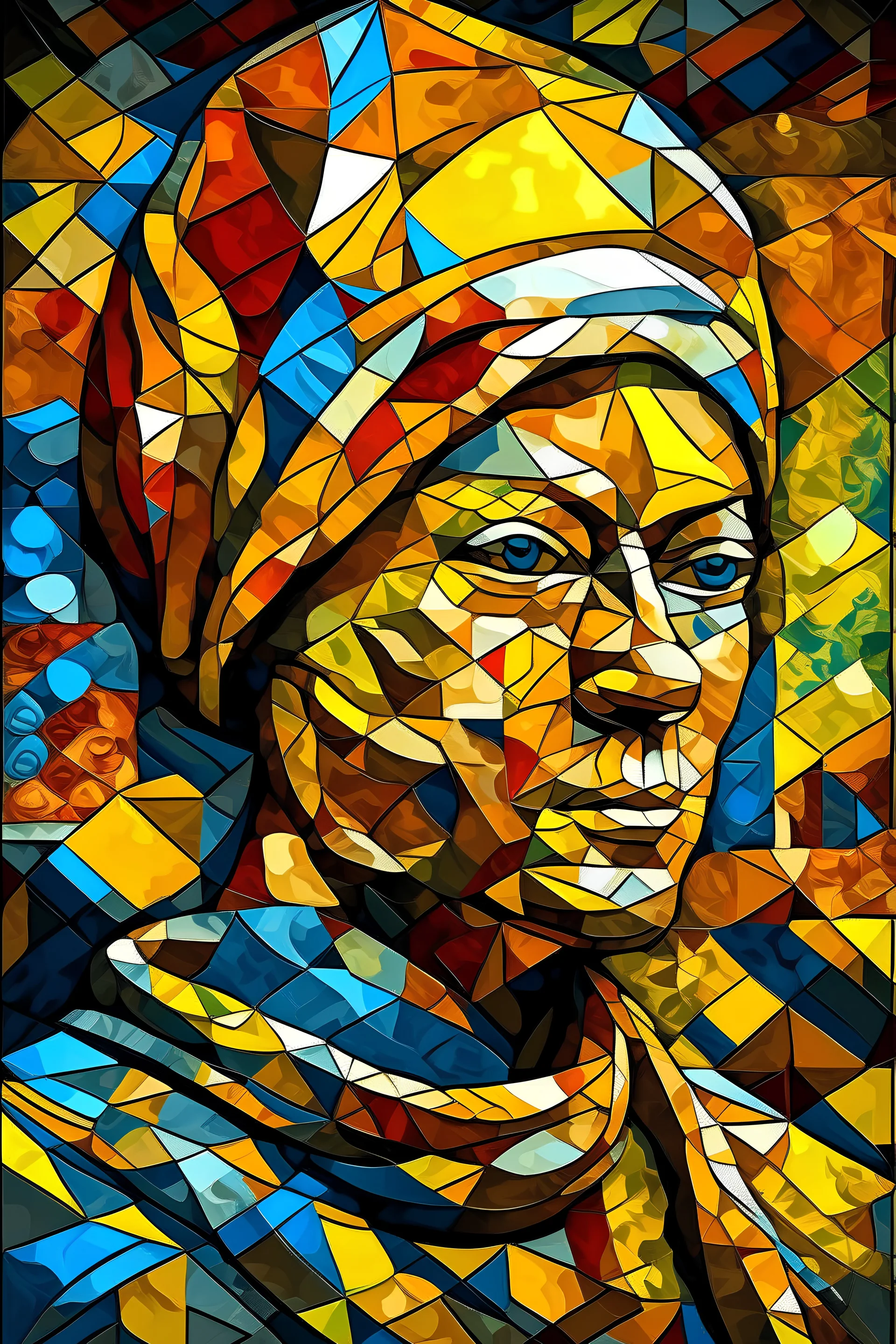 Fraction descent polymer sexism woman up Michelin hotel Van Gogh noodles cubism Western