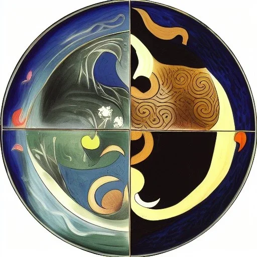 Yin e Yang, taoismo, dualidade, duas forças fundamentais opostas e complementares que se encontram em todas as coisas, yin, noite, Lua, a passividade, absorção, yang,Sol, dia, luz e atividade