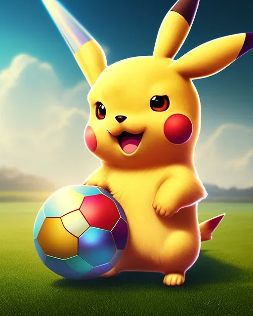 Pikachu, highly detailed, hyper-detailed, beautifully color-coded, insane details, intricate details, beautifully color graded, Cinematic, Color Grading, Editorial Photography, Depth of Field, DOF, Tilt Blur, White Balance, 32k, Super-Resolution, Megapixel, ProPhoto RGB, VR, Half rear Lighting, Backlight, non photorealistic rendering