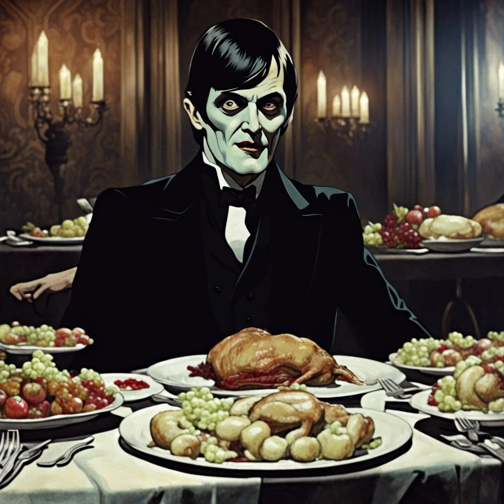 Thanksgiving dinner with Barnabas Collins