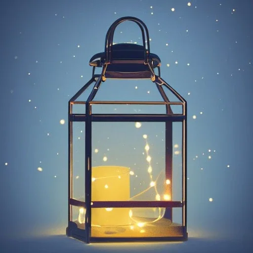 glowing fireflies in a lantern, many ghostly lights inside a belljar, fairy lights, polaroid, symmetry, bioluminescence, luminescent glow, moody, tender, photorealistic, octane render, golden hour