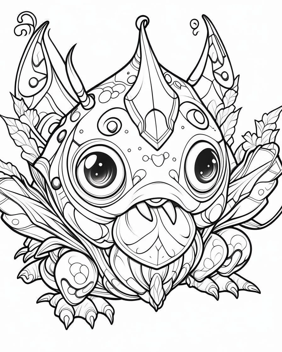 factices creatures , coloring pages