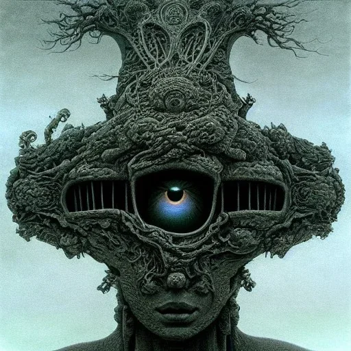 multiple eyes, surrealism, high-quality, fine-detail, intricate, ornate, zdzislaw beksinski, george grie, ben goossens, igor morski, 8k resolution, digital art, volumetric lighting, hands, face, reflection, the future, agony, muted, multiple colors, sharp and crisp, greg rutowski