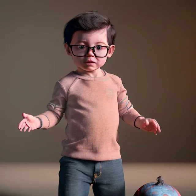 Merlin toddler, full body, dramatic lighting, hyper realistic