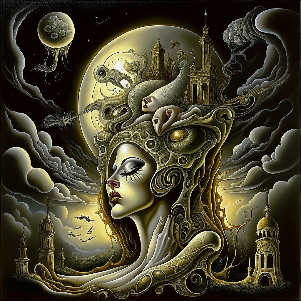 Apotheosis of nightmare, neo-surrealism,