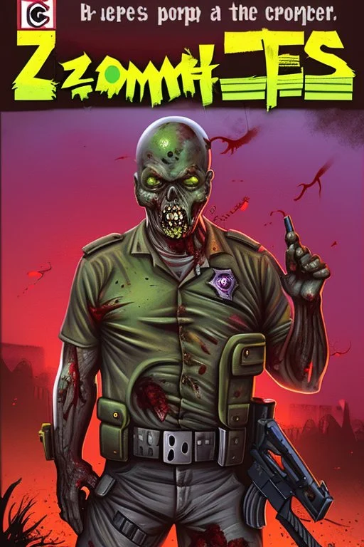 zombie cops entrails blood