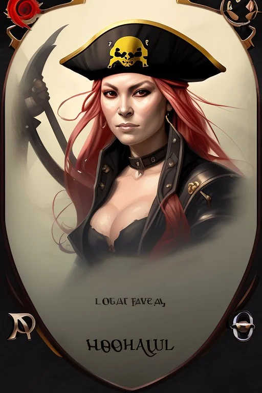 Portrait of a Pirate Queen, similar to Houshou Marine